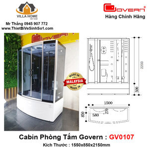 Phòng tắm Govern GV-0107
