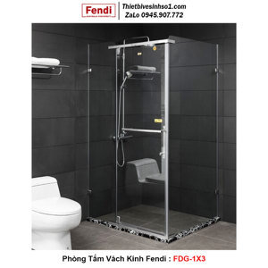 Phòng tắm kính Fendi FDG-1X3
