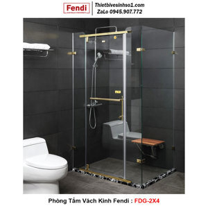 Phòng tắm kính Fendi FDG-2X4