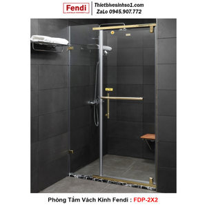 Phòng tắm kính Fendi FDP–2X2