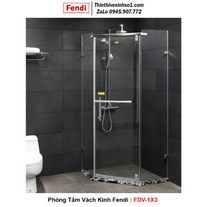 Phòng tắm kính Fendi FDV-1X3