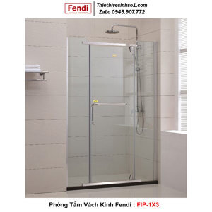 Phòng tắm kính Fendi FIP-1X3