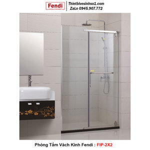 Phòng tắm kính Fendi FIP-2X2