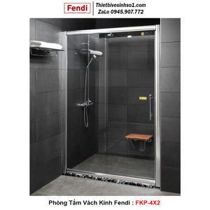 Phòng tắm kính Fendi FKP-4X2