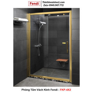 Phòng tắm kính Fendi FKP-4X2