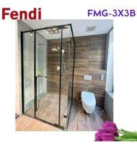 Phòng Tắm Kính Màu Đen FENDI FMG-3X3B