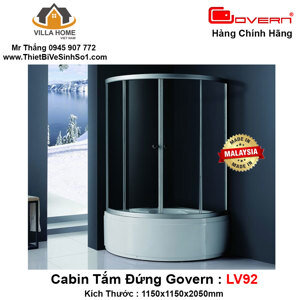 Phòng tắm vách kính Govern LV-92