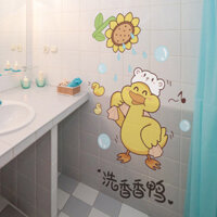 Phòng Tắm Vệ Sinh Kính Cửa Miếng Dán Bao Xấu Xí Chống Thấm Nước Tự Dính Hoạt Hình Dễ Thương Ngói Dán Tường Giấy Dán Tường Tự Dính 25.1.13