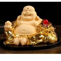 phong thủy xe hơi, nước hoa xe hơi, Tượng phật Di Lặc cầm ngọc như ý