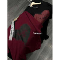 Phông tim new valentine-Áo đôi tym cho nàng nào cần mặc với người yêu đi chơi ,phông nhà e siêu rẻ nha😘