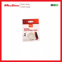 Phớt lông cừu xoắn 3D Wool Cutting Pad 3inch Maxshine 2061080R giảm rung, không bị ăn mòn, chống ẩm