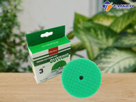 Phớt mút đánh bóng xe ô tô dạng caro bước 1 kích thước 3 inch