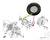 Phốt trục số Cần số Honda Hornet 250 1996-2007 và các dòng xe tương ứng 13x22x5