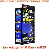 Phủ Bóng Phục Hồi Sơn Xe Màu Xanh Dương Color Evolution Blue W-183 Soft99 | Japan