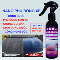 Phủ Ceramic Ô tô - Phủ Nano - Ceramic Wax - Làm Tăng Độ Bóng Cho Sơn Xe Tạo Hiệu Ứng Lá Sen Giúp Hạn Chế Đọng Nước