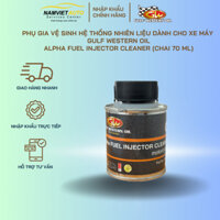 Phụ gia vệ sinh hệ thống nhiên liệu dành cho xe máy - Alpha Fuel injector cleaner (Chai 70 ml)