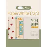 Phù Hợp Bao Da Bảo Vệ Máy Đọc Sách Màu Trắng Bằng Silicon Cho Amazon kindle paperwhite3 Amazon E-Book Reader kpw2 pw1 Ốp