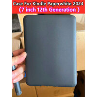 Phù Hợp Cho 2024 New kindle Paperwhite Thế Hệ 12 7 "Sách Điện Tử Chữ Ký Phiên Bản Gen12 / Colorsoft 1st Màu Đen Silicon Mềm Ốp Lưng TPU