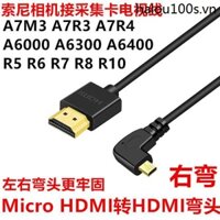 Phù Hợp Dây Cáp Truyền Dữ Liệu micro hdmi 3.5m Cho sony a7m3 zve10 a6300 a6500 a6000 a7r4