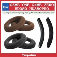 Phù Hợp Đệm Xốp Bọc Đầu Tai Nghe Cho sennheiser game one g4me zero hd380 hd380pro Ốp