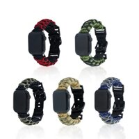 Phù Hợp Móc Khóa Dây Dù Hai Lớp 38mm 40mm 41mm 42mm 44mm 45mm 49mm Tùy Chỉnh Cho Apple Watch