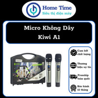 (Phù hợp với tất cả dòng loa và dàn âm thanh) Micro không dây KIWI A1 - UHF, Kết nối phạm vi rộng, Sử dụng pin sạc