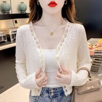 Phù hợp với váy Sling Áo khoác nhỏ Quần áo chống nắng Áo ren mỏng Khăn choàng nữ Áo ghi lê Áo khoác ngoài Phong cách cổ tích Phù hợp với váy Sling Áo khoác nhỏ Quần áo chống nắng Áo ren Phong cách mỏng Khăn choàng nữ Áo khoác ngoài Áo kiểu cổ tích 3.3