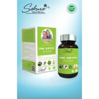 Phụ khang Sakura – Viên uống hỗ trợ điều trị & ngăn ngừa u xơ tử cung, u vú lành tính ở nữ giới; u xơ phì đại tuyến tiền