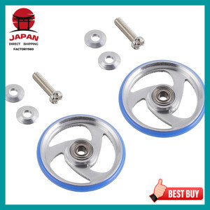 Phụ kiện 15251 MINI 4WD 19MM ALUM. ROLLER W/PLASTIC RING Tamiya