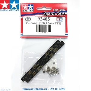 Phụ kiện 92405 MINI 4WD Carb Rein Plt 13/19 1.5mm TT25 Tamiya