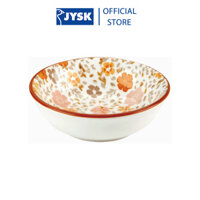 Phụ kiện bàn ăn  JYSK Vetle  sứ  trắnghoa - Chén DK10xC3cm
