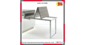 Phụ kiện bàn kéo và xếp với chân bàn gấp lại được Hafele 642.19.928