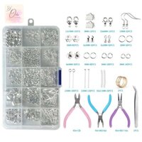 Phụ kiện bằng bạc làm vòng tay móc khóa đa dạng theo combo có mô tả theo từng ảnh hỗ trợ bạn thiết kế sản phẩm DIY