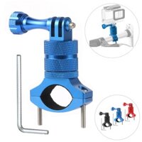 Phụ kiện bằng kim loại xoay 360 độ dùng gắn ghi đông xe cho GoPro, Sjcam
