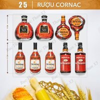 phụ kiện bánh sinh nhật [FREESHIP❤️] 10 Khuôn socola chai rượu XO Cornac