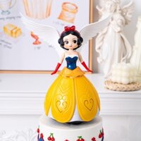 Phụ Kiện Bánh Sinh Nhật [FREESHIP💝] vòng quay phát nhạc hình công chúa