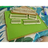 phụ kiện biệt thự, sân, lan can, tam giác Sylvanian