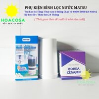 Phụ Kiện Bình Lọc Nước Matsu: Cột Lọc Đa Tầng, Bộ Lọc Sứ, Vòi Từ Tính - Hàng Duy Tân Chính Hãng, Đồ Gia Dụng Hoacosa.