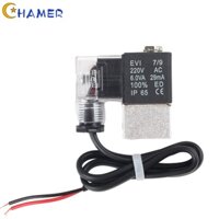 Phụ kiện bơm máy nén khí im lặng Van điện từ Van kiểm tra xả -way [chamer]