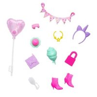 Phụ Kiện Búp Bê Barbie Accessories Unicorn Party Theme