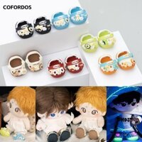 Phụ kiện búp bê COFORDOS, Phụ kiện búp bê Giày búp bê cao su mềm, Phim hoạt hình búp bê Cotton 20cm Đồ chơi trẻ em