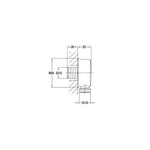 Phụ kiện cấp nước sen tay Kyoto Hafele 589.35.100