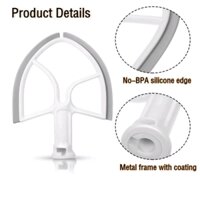 Phụ kiện cây đánh trứng phẳng thay thế cho Máy trộn bột đứng dung tích 5 lít (B01)
