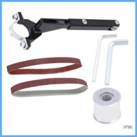 Phụ kiện chà nhám siêu đai cho máy mài góc Bộ chuyển đổi đánh bóng Giá đỡ ống