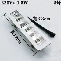 Phụ kiện chiếu sáng máy hút mùi 220V AC, đèn LED lạnh tiết kiệm năng lượng, đèn hình chữ nhật