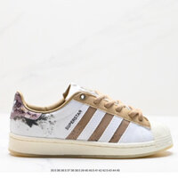 Phụ kiện chính hãng Adidas Giày thấp chống trượt màu nâu trắng chống mài mòn