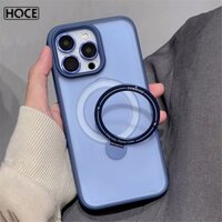 Phụ Kiện Chuyên Dụng Cho Xe Hơi Có Thể Xoay 360 Độ 360 Độ ° Ốp Điện Thoại Trong Suốt Chống Sốc Có Giá Đỡ Từ Tính Xoay Được Cho iphone 15 11 12 13 14 pro max plus