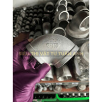 [PHỤ KIỆN CO REN INOX304 size lớn] CO CÚT 90 ĐỘ REN TRONG INOX 49/60/76/90/114