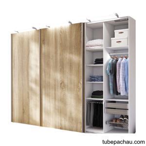Phụ kiện cửa trượt 2 cánh lọt lòng cho cửa Hafele 401.30.002