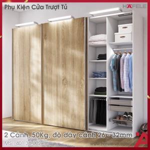 Phụ kiện cửa trượt 2 cánh lọt lòng cho cửa Hafele 401.30.002